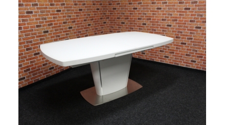 Nový mohutný bílý jídelní stůl DAMIAN