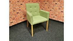 Nová zelená židle-křesílko látka