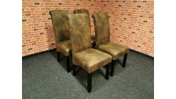 Nová 4x vysoká židle vintage