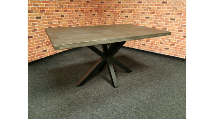 Nový tmavý stylový jídelní stůl JESSE