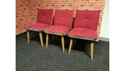 Nová 3x červenobéžová židle SUNNA