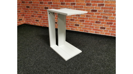 Nový bílý odkládací stolek MUJU
