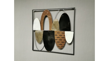 Nové deko na zeď VLNY kov