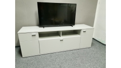 Nový světle šedý TV stolek