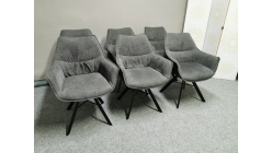 Nová 6x šedozelená židle - křesílko