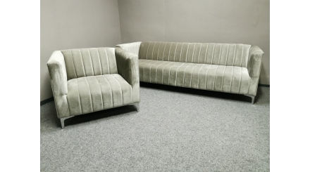 Nová semiš sedačka lounge 3 + 1