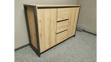 Nová hnědošedá skříňka FINORI