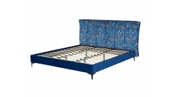 Nová postel s roštem 140x200 čalouněná BLUE FANTASY