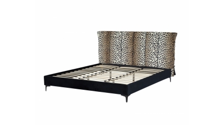 Nová postel s roštem 140x200 čalouněná Leopard