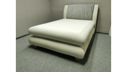 Nová šedokrémová boxspring postel 140