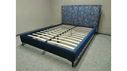 Nová postel s roštem 140x200 čalouněná BLUE FANTASY