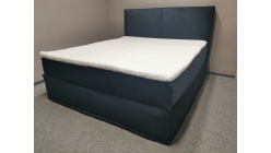 Nová boxspring postel BOXI URBAN tmavě modrá