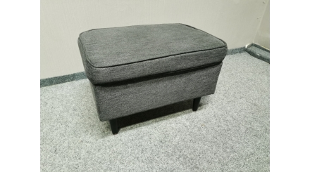 Nový šedý taburet OSKAR