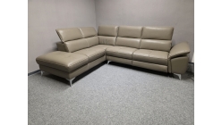 Nová kožená relax sedačka DANAE hnědá
