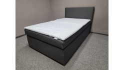 Nová boxspring postel DUKE 120 šedá