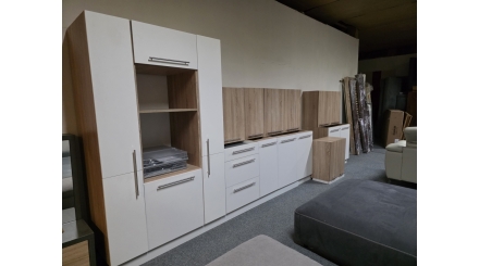 Nová velká kuchyňská linka bílohnědá