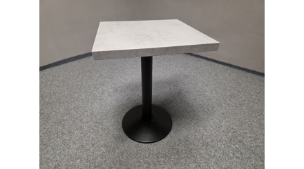 Nový malý šedočerný jídelní - kavárenský stůl