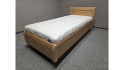 Nová světle hnědá postel jednolůžko komplet