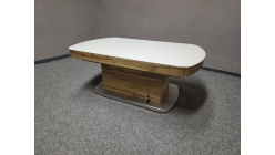 Nový konferenční-jídelní stůl LINOSA hnědobílý