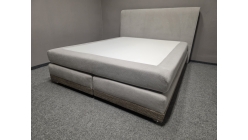 Nová boxspring postel 160 hnědošedá