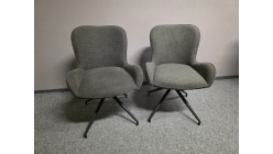 Nová 2x židle INARI černošedá