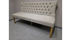 Nová stylová kuchyňská lavice HENNIG šedohnědá