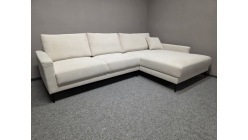 Nová krémová rohová sedačka WALISSAN manšestr