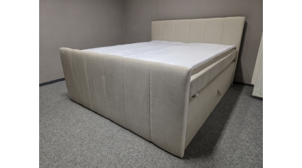 Nová boxspring postel BOXI 1 béžová 180x200