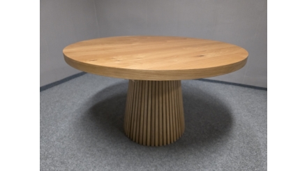 Nový kulatý velký jídelní stůl SUSI dřevo
